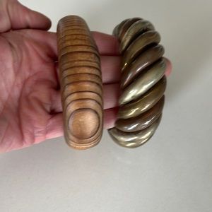 2 Wooden Bracelets
